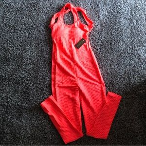 Pink Workout Jumpsuit